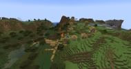 The seed's swampy plains village (Image via Mojang)